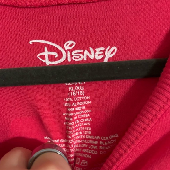 Disney Minnie Mouse Pink Spirit Jersey XL NWT - Picture 4 of 5